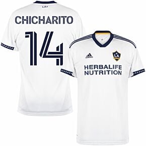 2022 LA Galaxy Home Shirt + Chicharito 14 (Fan Style)