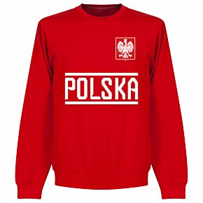 Poland Team KIDS Sweatshirt - Red