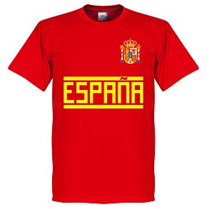 Spain Team Tee - Red