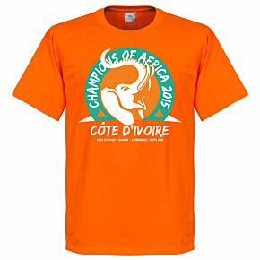 2015 Ivory Coast Champions of Africa Tee 2 - Orange