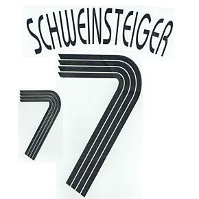 Schweinsteiger 7 - 05-07 Germany Home KIDS Official Name and Number