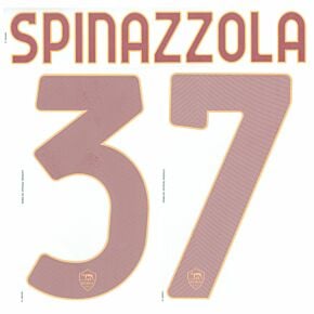 Spinazzola 37 (Official Printing) - 21-22 AS Roma Away/3rd
