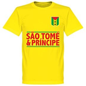 São Tomé and Príncipe TeamT-Shirt - Yellow
