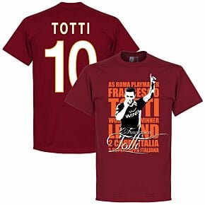 Totti 10 Legend Tee - Red