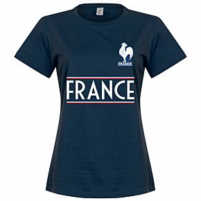 France Team Womens Tee - Navy