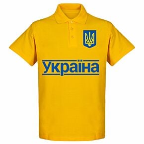 Ukraine Team Polo Shirt - Yellow