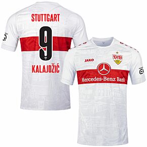 22-23 VfB Stuttgart Home Shirt + Kalajdžić 9 (Official Printing)