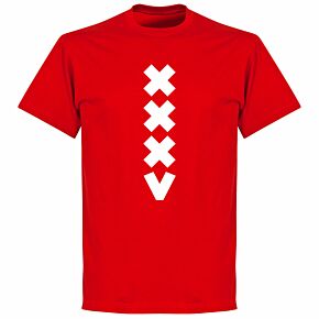 Ajax 35 Times T-shirt - Red