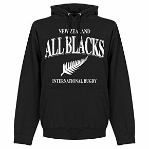 New Zealand All Blacks KIDS Rugby Hoodie - Black