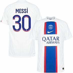 22-23 PSG Dri-Fit ADV Match 3rd Shirt + Messi 30 (Ligue 1)