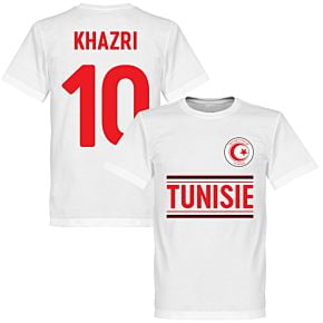 Tunisia Khazri 10 Team Tee - White