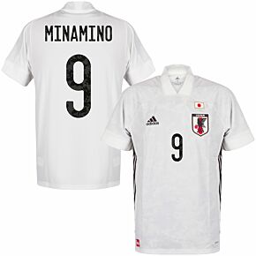 20-21 Japan Away Shirt + Minamino 9 (Official Printing)
