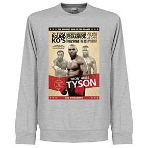 Mike Tyson Poster Sweatshirt - Grey