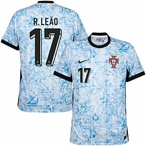 24-25 Portugal Away Shirt + R.Leão 17 (Official Printing)