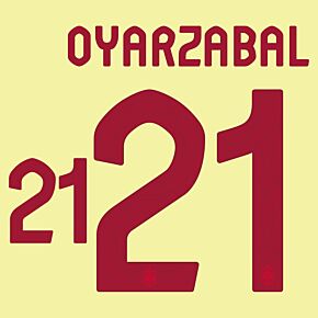 Oyarzabal 21 (Official Printing) - 24-25 Spain Away