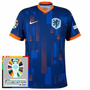24-25 Holland Dri-Fit ADV Match Away Shirt incl. Euro 2024 & Foundation Tournament Patches