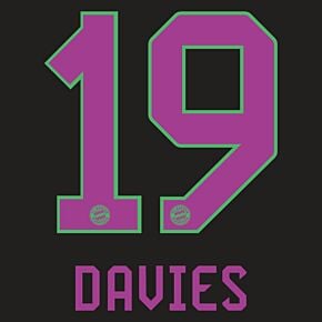 Davies 19 (Official Printing) - 23-24 Bayern Munich Away