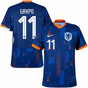 24-25 Holland Dri-Fit ADV Match Away Shirt + Gakpo 11 (Official Printing)