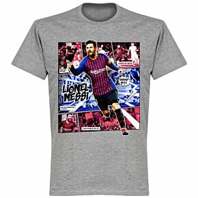 Messi Comic T-Shirt - Grey