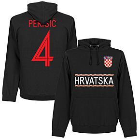 Croatia Perisic 4 Team Hoodie - Black
