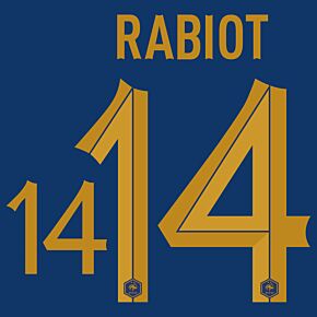 Rabiot 14 (Official Printing) - 22-23 France Home