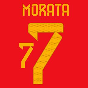 Morata 7 (Official Printing) - 22-23 Spain Home