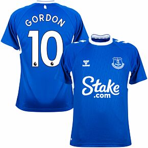 22-23 Everton Home Shirt + Gordon 10 (Premier League)