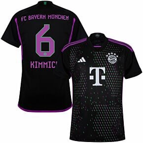 23-24 Bayern Munich Away Shirt + Kimmich 6 (Official Printing)