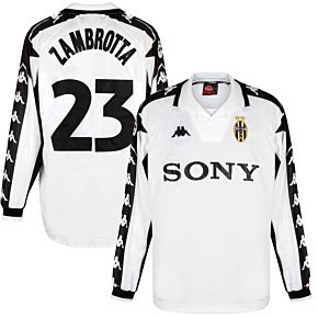 Kappa Juventus 1999-2000 Away Jersey L/S - NEW Condition - Zambrotta 23 Match Issue - Size XL