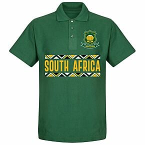 SAfrica Rugby Team Polo Shirt - Bottle Green