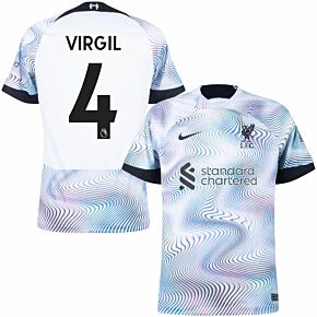 22-23 Liverpool Away Shirt + Virgil 4 (Premier League)