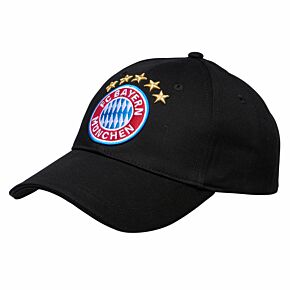 Bayern Munich 5 Star Logo Cap - Black