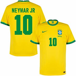 20-21 Brazil Home Shirt + Neymar Jr 10