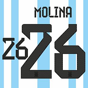 Molina 26 (Official Printing) - 22-23 Argentina Home