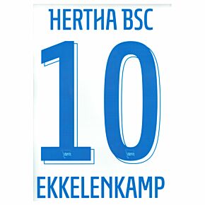 Ekkelenkamp 10 (Official Printing) - 21-22 Hertha Berlin Home