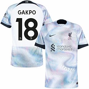 22-23 Liverpool Dri-Fit ADV Match Away Shirt + Gakpo 18 (Premier League)