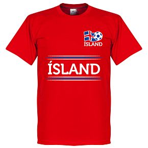 Iceland Team Tee - Red