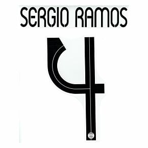 Sergio Ramos 4 (Official Cup Printing) - 21-22 PSG Away