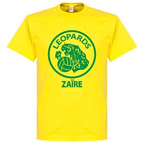 Zaire Leopards Tee - Yellow