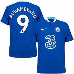 22-23 Chelsea Dri-Fit ADV Match Home Shirt + Aubameyang 9 (Premier League)