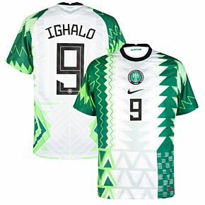 20-21 Nigeria Home Shirt + Ighalo 9 (Official Printing)