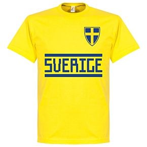 Sweden Team Tee - Yellow