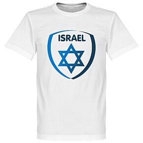 Israel Crest Tee - White