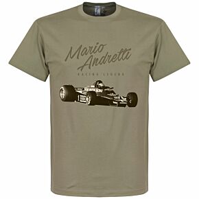 Mario Andretti Tee - Khaki