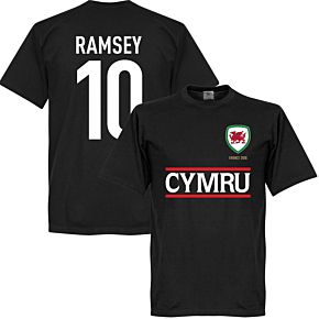 Cymru Ramsey Team Tee - Black