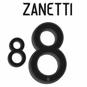Zanetti 8 (Official Printing) - 21-22 Argentina Home
