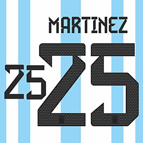 Martinez 25 (3 Star Official Printing) - 22-23 Argentina Home