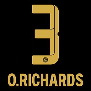 O.Richards 3 (Official Printing) - 21-22 Bayern Munich Away