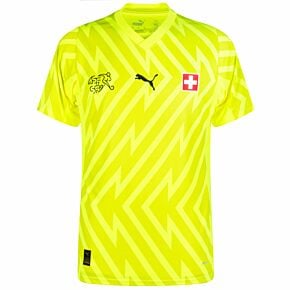 24-25 Switzerland GK S/S Shirt - Yellow