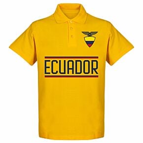 Ecuador Team Polo Shirt - Yellow